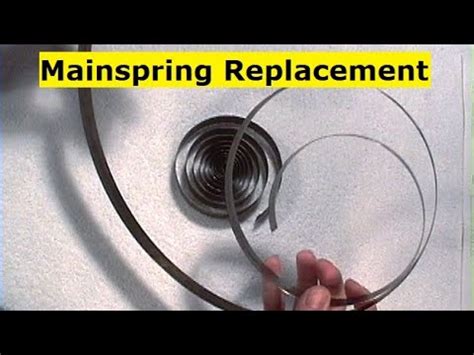 How to fix a Broken Mainspring 